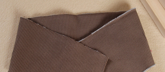 2014新款橫機POLO領深咖 紹興市九劍針織專業(yè)供應